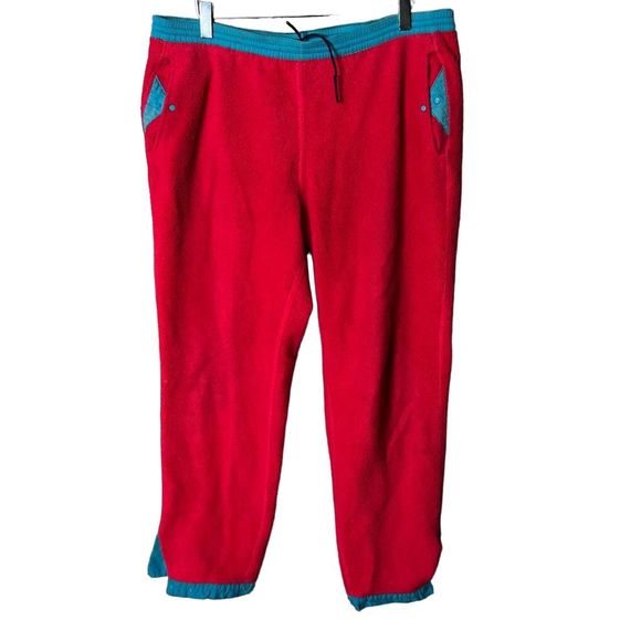 VTG Patagonia Snap Fleece Pants USA Large - Picture 1 of 8